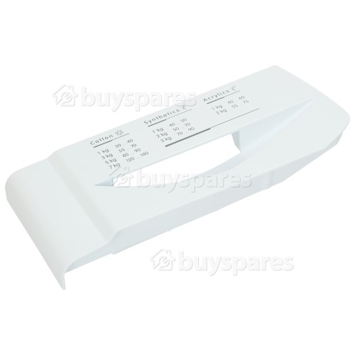 Indesit Water Container Drawer Handle - White