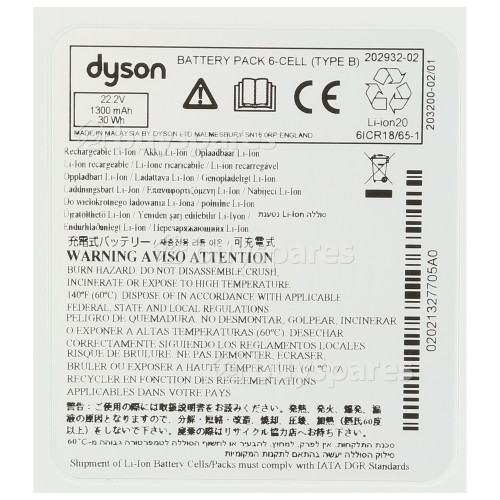 Dyson Power Pack Service Assy