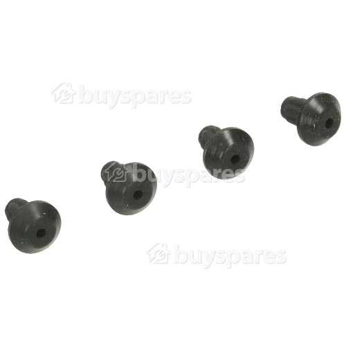 Pieds en caoutchouc grille table de cuisson Whirlpool Universel 4 pièces
