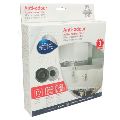 Filtre Anti-odeurs Charbon Actif Compatible CP048 De Hotte Aspirante Care+Protect