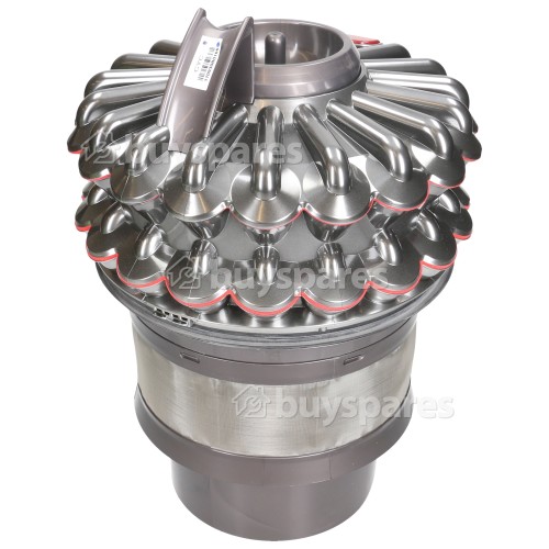 Dyson Satin Nickel/Red Cyclone Assembly
