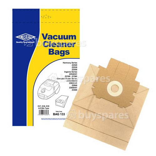 E37 Dust Bag (Pack Of 5) - BAG133