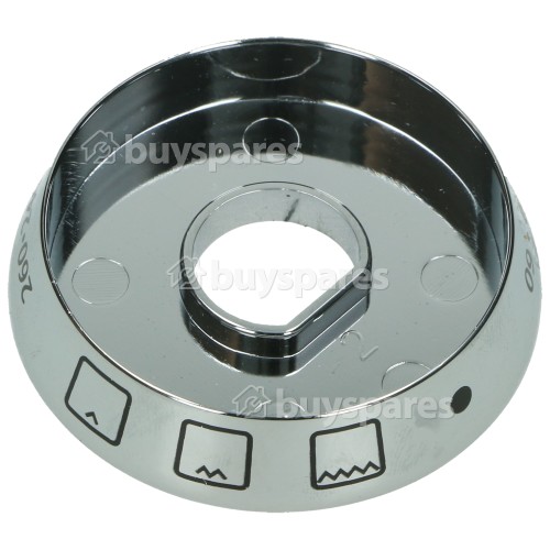 Belling Top Oven/Grill Control Knob Bezel - Chrome