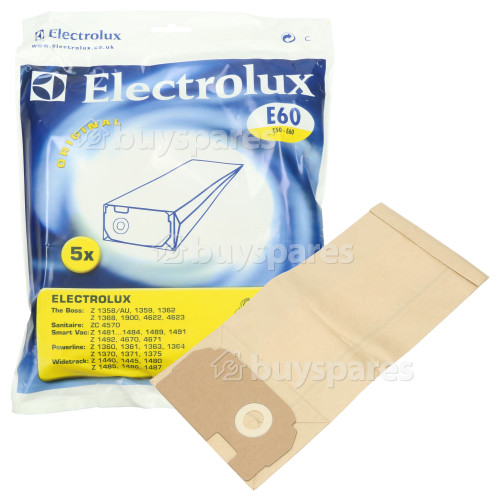 Electrolux E60 Papierbeutel (5er Pack)