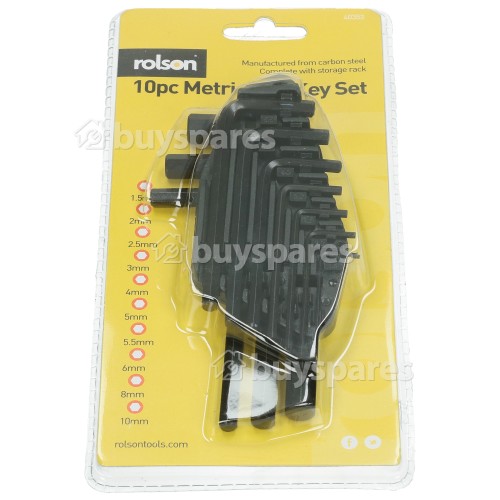 Rolson Hex 'mm' Metric Allen Key / Torx Set (workshop)