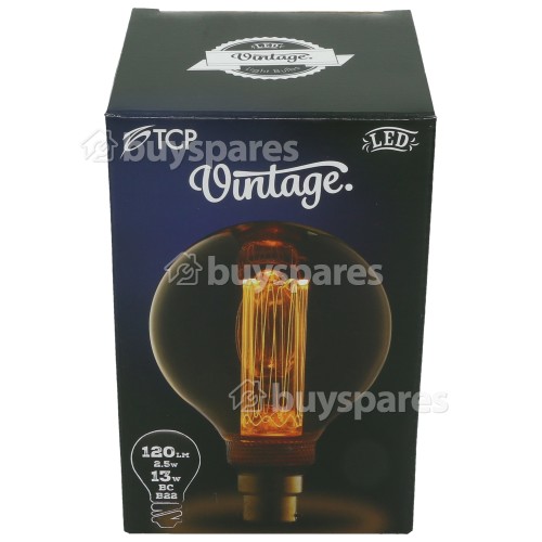 TCP BC/B22 LED Classic Etched G95 Vintage Lamp (Candlelight)