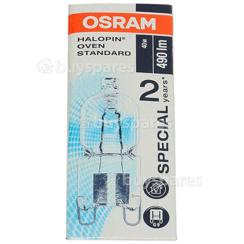 Ampoules G9, Osram Lampe De Four Halopin Oven G9 40 W, OSRAM