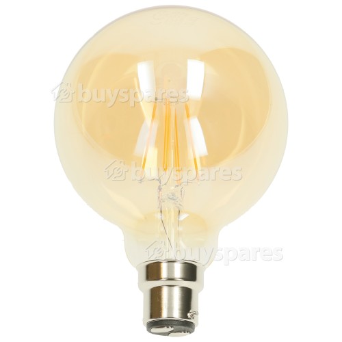 TCP 6W BC/B22 LED Filament Globe Vintage Lamp (Very Warm White)