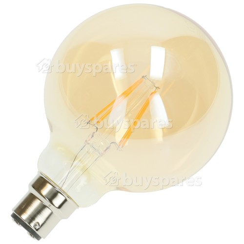 TCP 6W BC/B22 LED Filament Globe Vintage Lamp (Very Warm White)