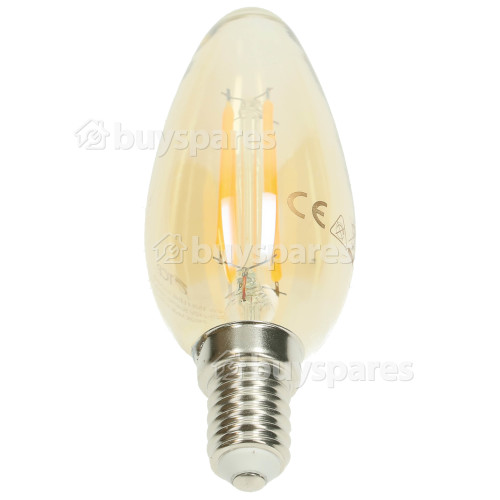 TCP SES/E14 LED 4W Filament Candle Vintage Lamp (Very Warm White)