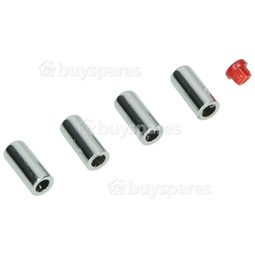 Britannia 4 Push Buttons For Highpower Hoods (Incl Red Lens)