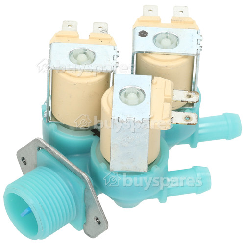 Samsung Cold Water Triple Solenoid Inlet Valve : Elbi C-407/19-B18 33090157/369 180Deg.