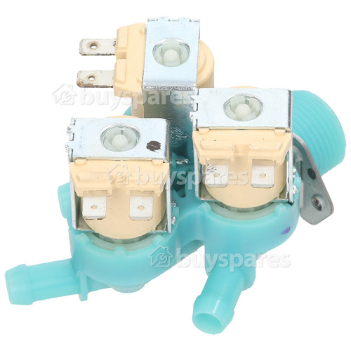 Samsung Cold Water Triple Solenoid Inlet Valve : Elbi C-407/19-B18 33090157/369 180Deg.