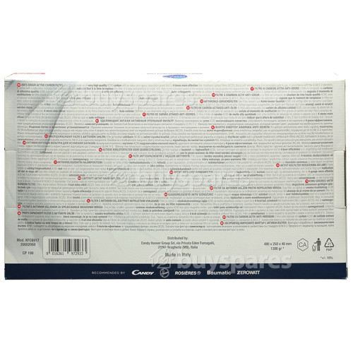 Filtre Anti-Odeurs Au Charbon Actif Compatible CP190 Care+Protect