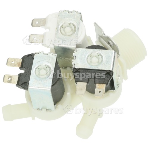 Bosch Neff Siemens Triple Solenoid Inlet Valve 18/18 33690135 : 180Deg. With 12 Bore Outlets