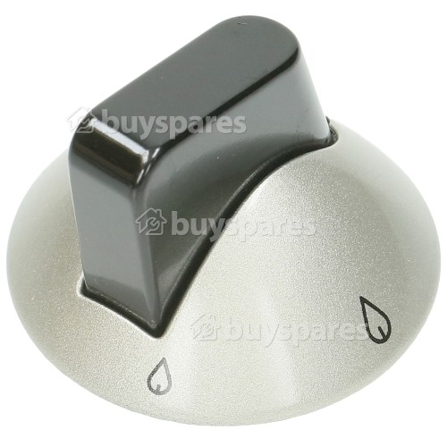 Zanussi Gas Hob Control Knob Silver BuySpares
