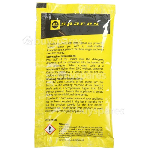 Indesit W 125 X (FR) Limescale And Detergent Remover