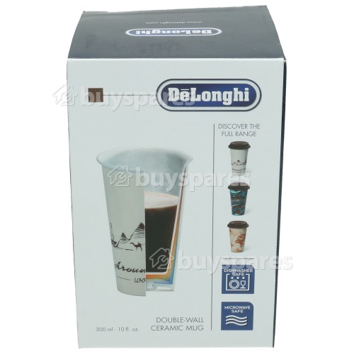 Braun Double Wall Ceramic Mug The Globetrotter Type Dlsc057