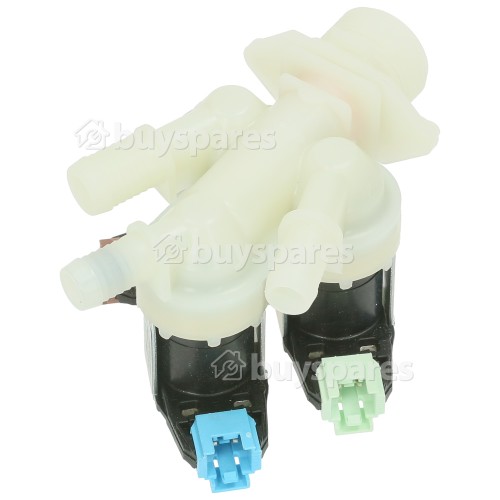 Electrolux Group Cold Water Triple Solenoid Inlet Valve : 180Deg. With Protected (push) Connectors