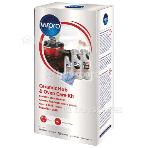 Wpro Ceramic / Induction / Glass Hob / Oven Cleaning Care Kit