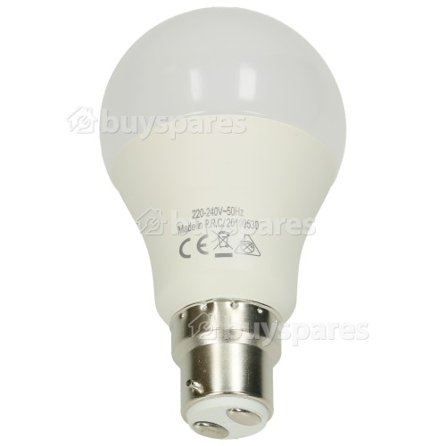 TCP 9.1W BC/B22 LED Non-Dimmable GLS Lamp (Warm White) 60W Equivalent