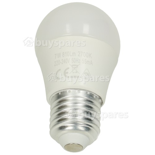 Ampoule Mini Globe Non-Réglable Led 7W E27 (Blanc Chaud) Équivalent 60W TCP