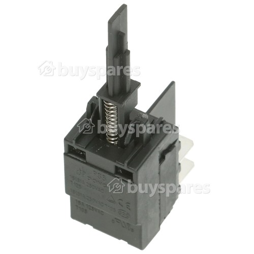 Whirlpool On/Off Push Button Switch : 4tag Long Shaft With Shoulder