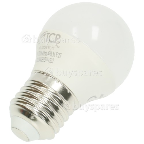 TCP 5.1W ES/E27 LED Non-Dimmable Golfball Lamp (Warm White) 40W Equivalent