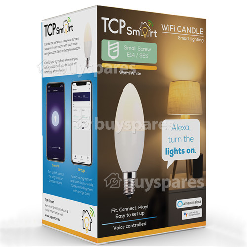 TCP WiFi 5.5W Candle Light | BuySpares