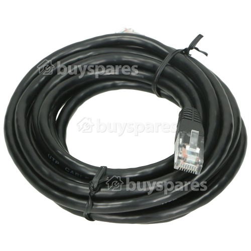 CAT6 RJ45 Patch Lead: Black: 3m