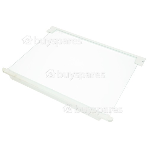 AEG Fridge Glass Shelf - White : 427x332mm