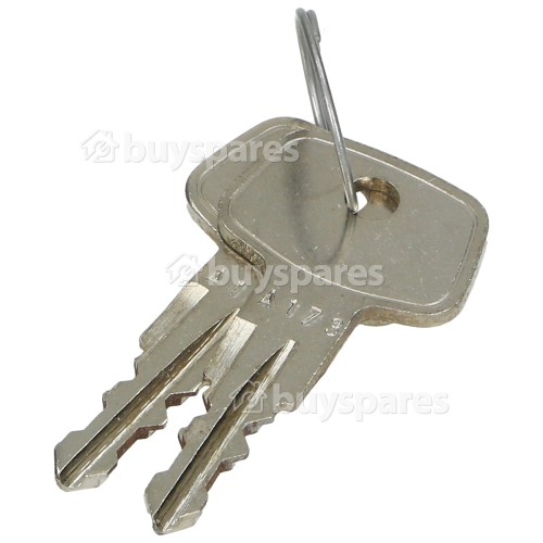 Lec Freezer Door Key Pair BuySpares