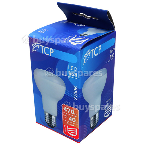 Lampada Faretto LED Non Dimmerabile ES / E27 R63 Da 5,1 W Equivalente A 40W TCP