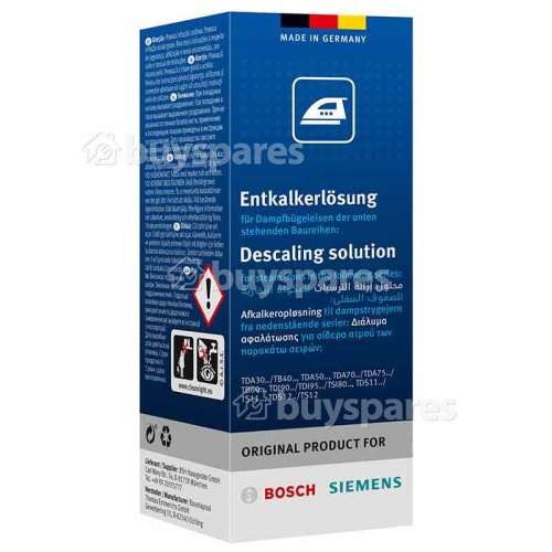 Bosch Entkalkerlösung Für Dampfbügeleisen & Dampfstationen (4er Packung)