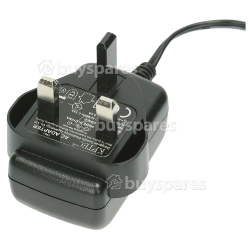 Hoover Charger - UK Plug : KPTEC K12S220050B Input 100-240 0.35A Output 22.0V 0.5A