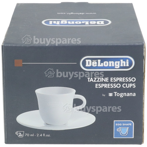 DeLonghi Ceramic Espresso Cups - Pack Of 2