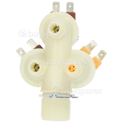 Cold Water Triple Solenoid Inlet Valve : 90Deg. 12 Bore Outlets | BuySpares