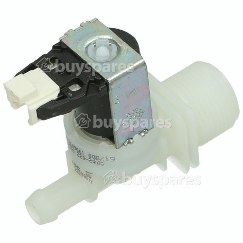 Whirlpool Cold Water Single Inlet Solenoid Valve : 180deg Protected (push) Connector Tag Pin