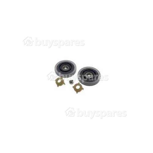 Brandt Wheels / Set Of 2 Pulleys (Rollers) + Seals : Tumble Dryer