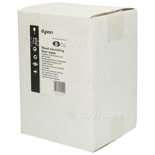 Dyson Wood Nourishing Floor Wipes: Box Of 6 Packets