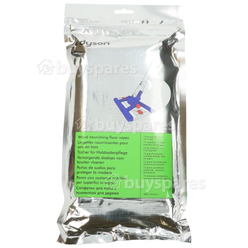 Dyson Wood Nourishing Floor Wipes: Box Of 6 Packets