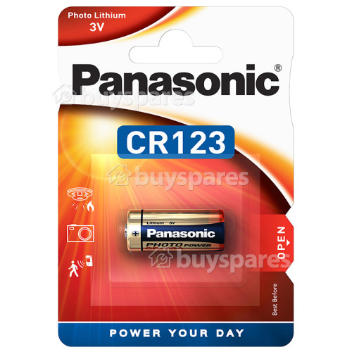Panasonic CR123 Photo Lithium Battery