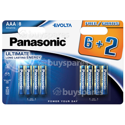 Piles Alcalines Evolta LR03 AAA Panasonic