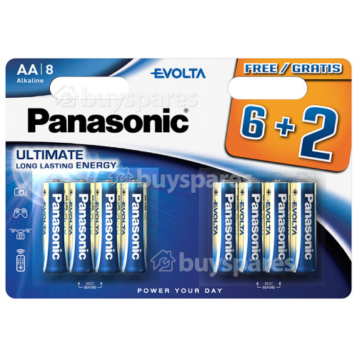 Panasonic AA Evolta Alkaline Batterien