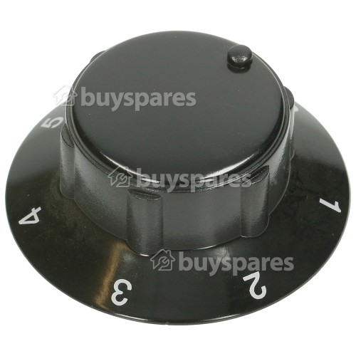 Zanussi Hob Control Knob - Black