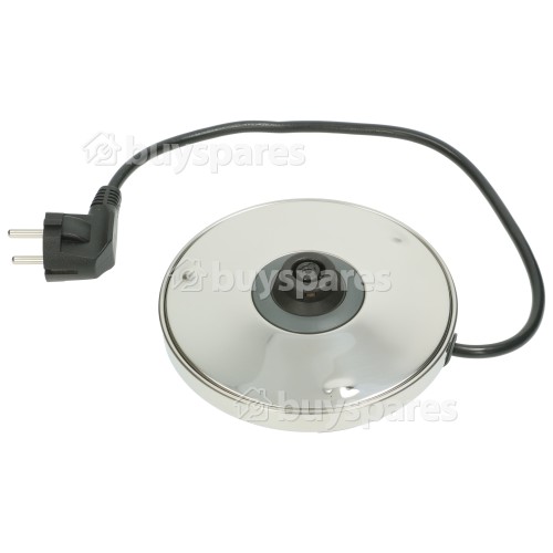 DeLonghi Powerbase Assembly Complete - 2.2KW - Polished Stainless Steel - Uk Plug