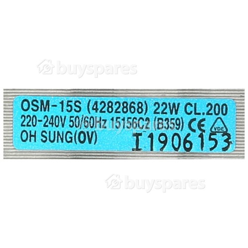 Hoover Fan Motor : Oh Sung OSM-15S 22w