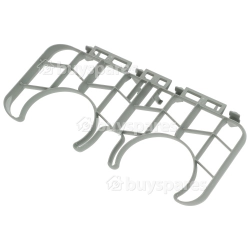 John Lewis Glass Holder Lower Basket Darkgrey