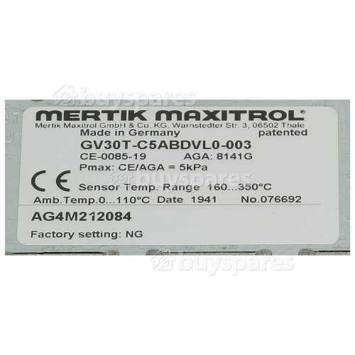 AGA Gas Valve