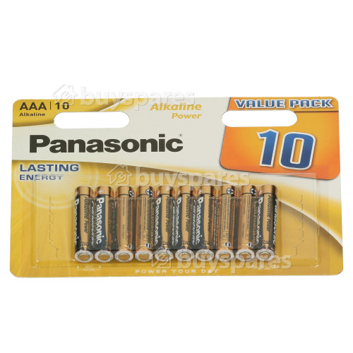 Batterie AAA Alcaline (confezione Da 10) Panasonic